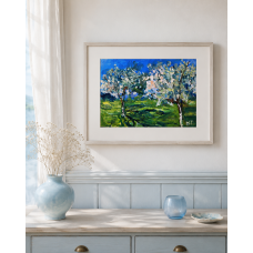 “Spring Ukrainian Orchard” – Original Oil Painting by Marina Stognieva “Spring Ukrainian Orchard” – Original Oil Painting by Marina Stognieva
